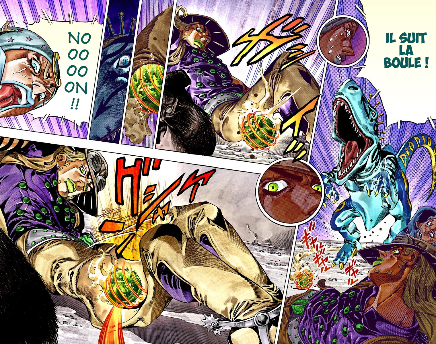 Read JoJo's Bizarre Adventure Part 7 Steel Ball Run Official Colored FR Manga Online