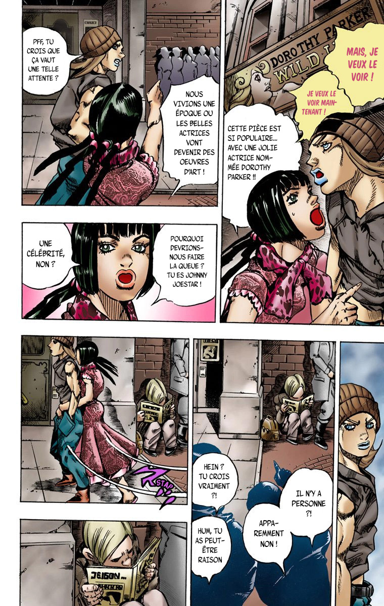 Read JoJo's Bizarre Adventure Part 7 Steel Ball Run Official Colored FR Manga Online