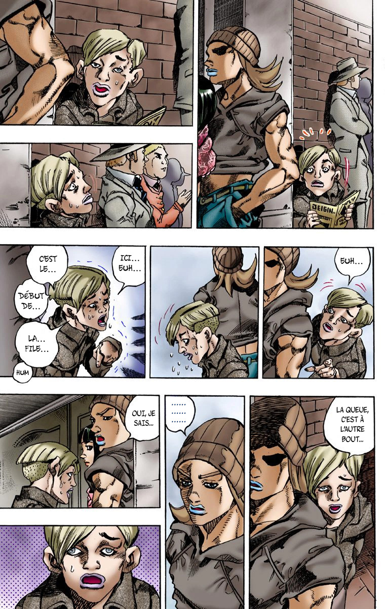 Read JoJo's Bizarre Adventure Part 7 Steel Ball Run Official Colored FR Manga Online
