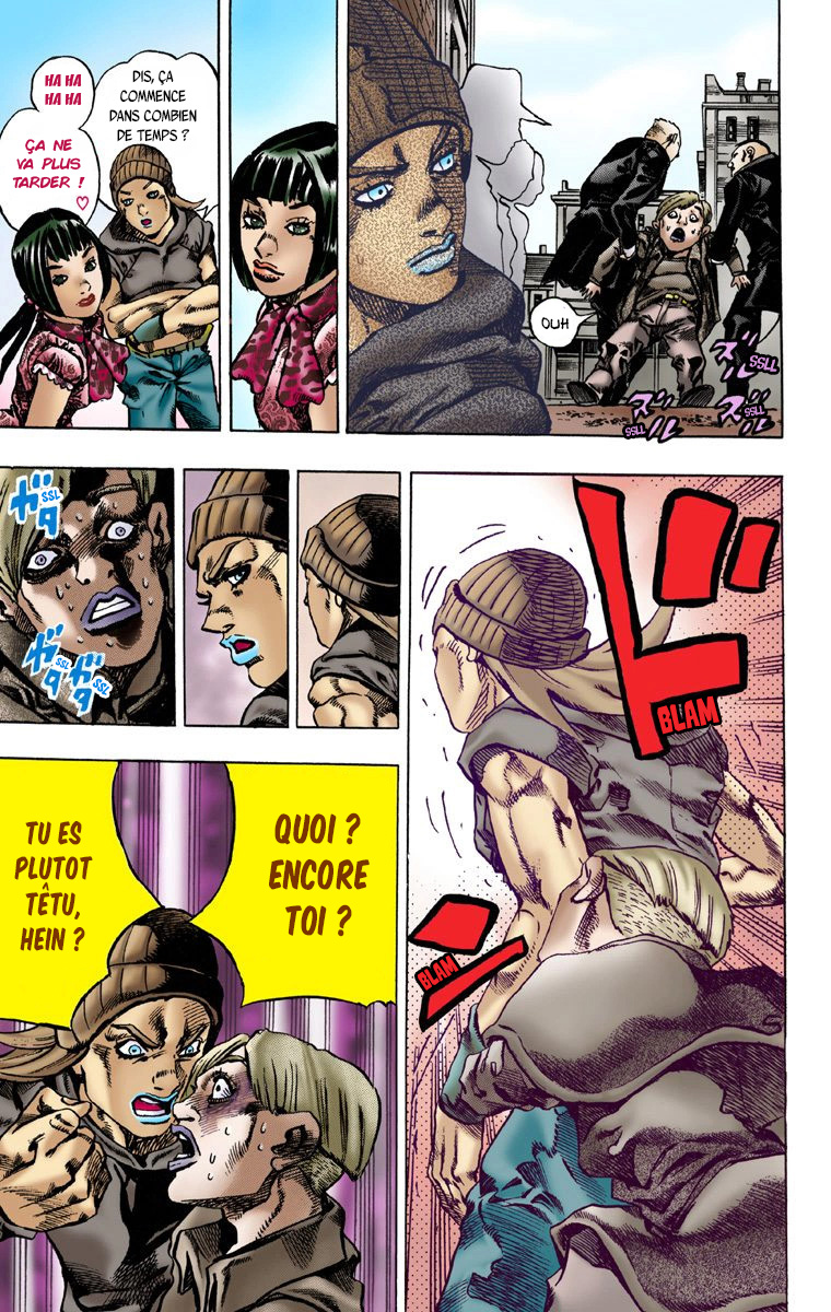 Read JoJo's Bizarre Adventure Part 7 Steel Ball Run Official Colored FR Manga Online