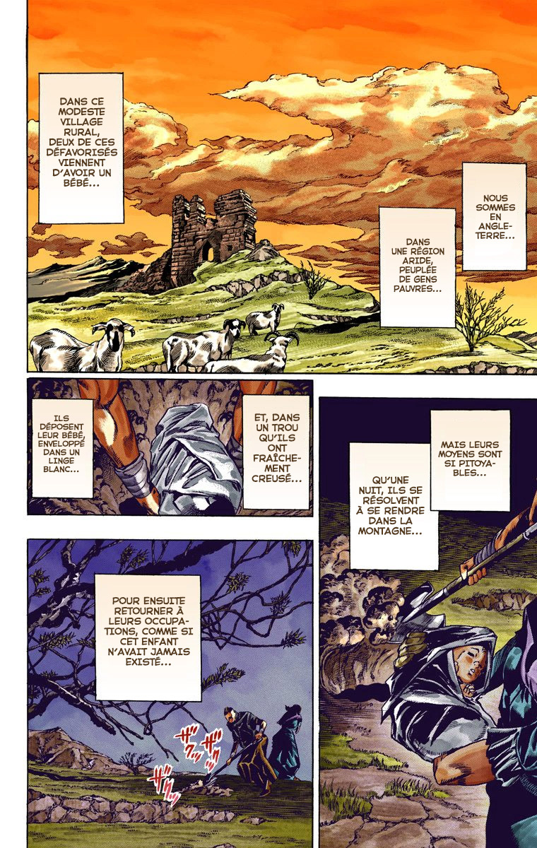 Read JoJo's Bizarre Adventure Part 7 Steel Ball Run Official Colored FR Manga Online