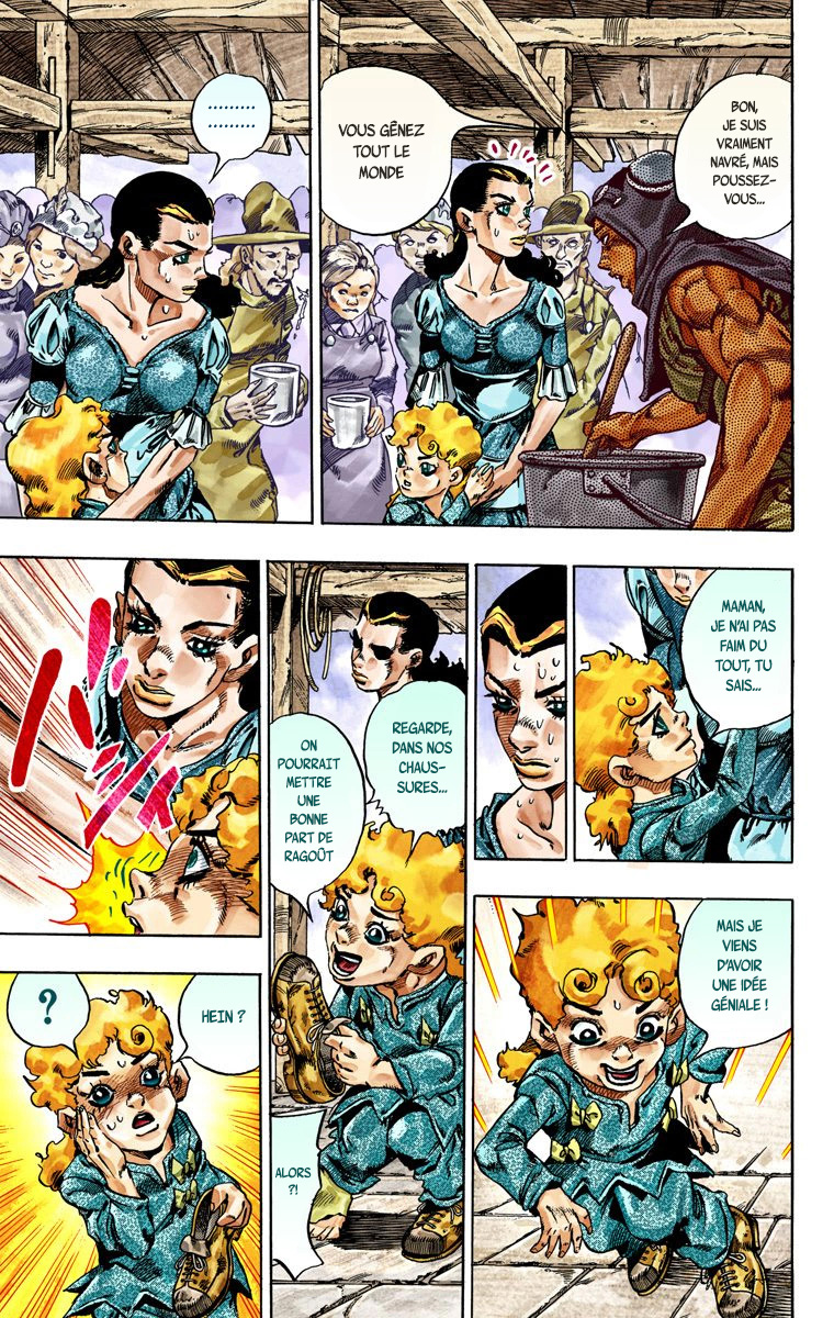Read JoJo's Bizarre Adventure Part 7 Steel Ball Run Official Colored FR Manga Online