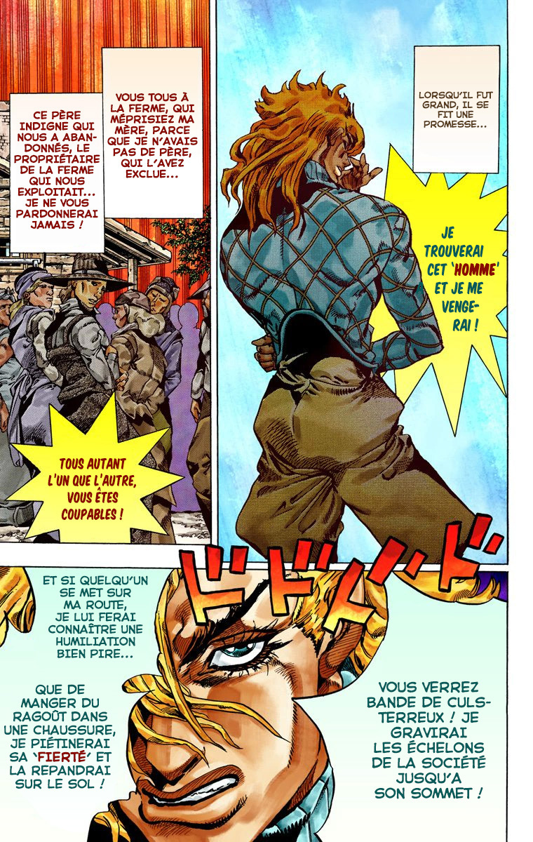 Read JoJo's Bizarre Adventure Part 7 Steel Ball Run Official Colored FR Manga Online