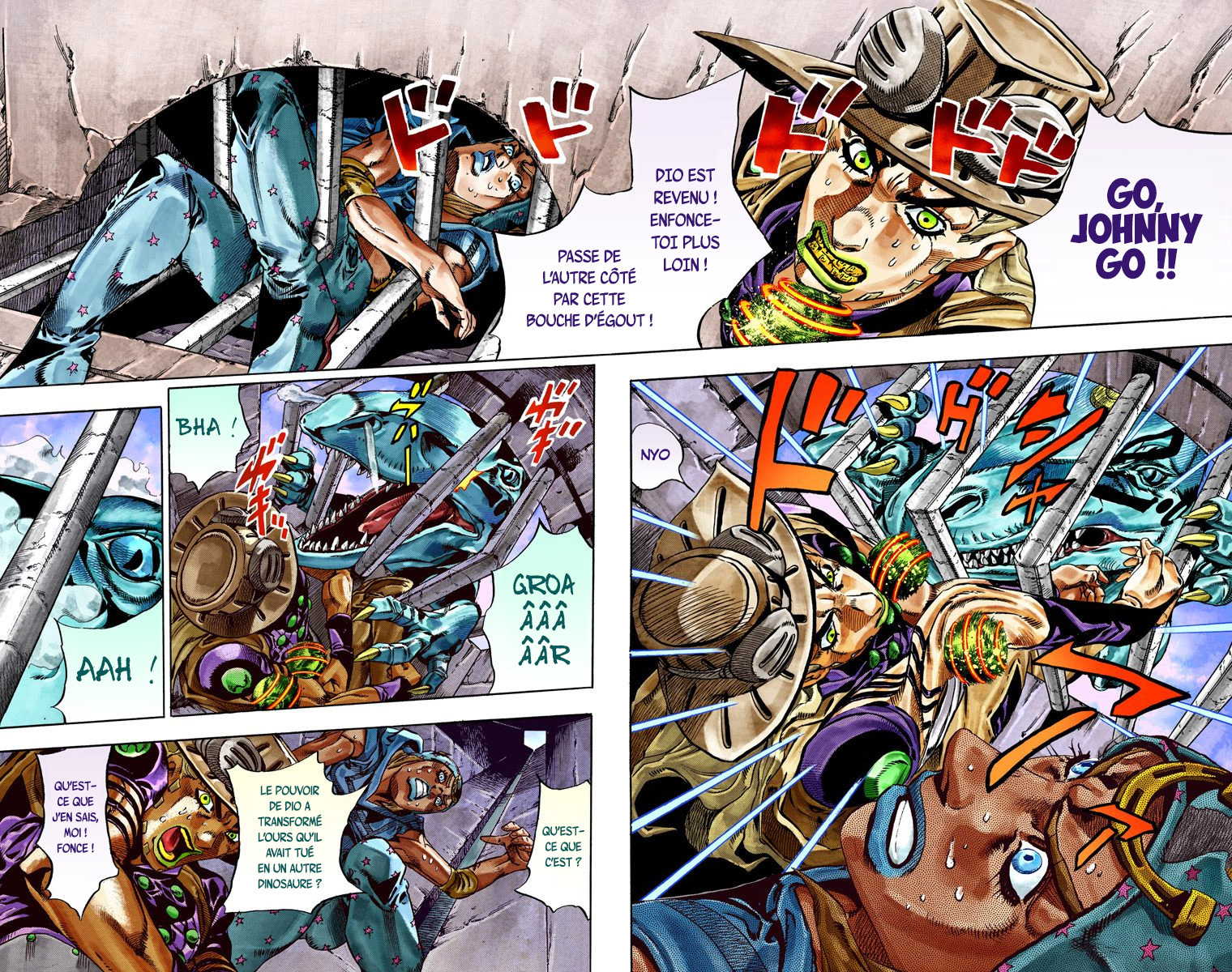 Read JoJo's Bizarre Adventure Part 7 Steel Ball Run Official Colored FR Manga Online