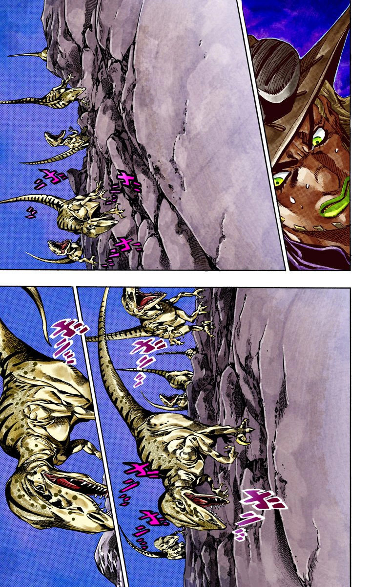 Read JoJo's Bizarre Adventure Part 7 Steel Ball Run Official Colored FR Manga Online