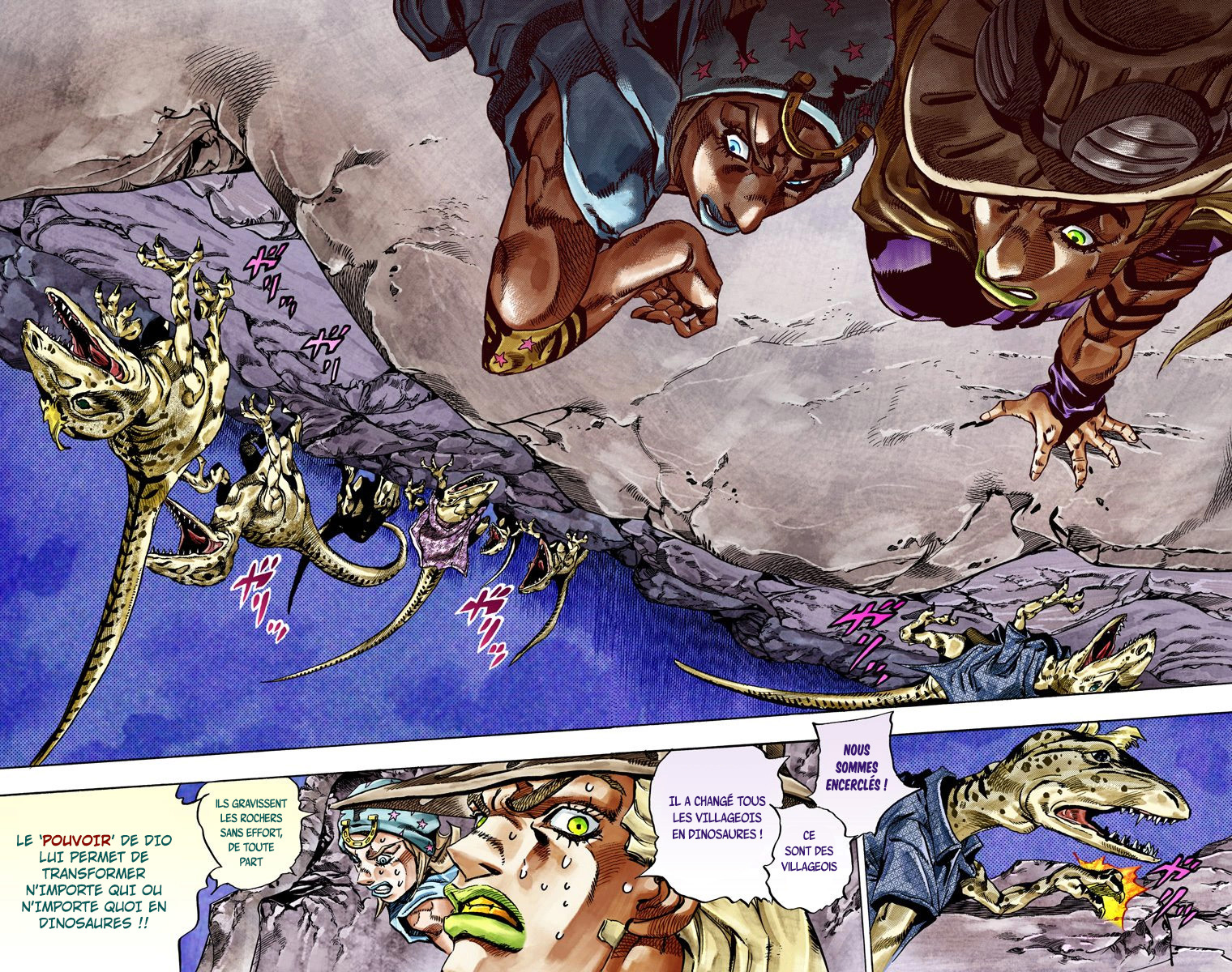 Read JoJo's Bizarre Adventure Part 7 Steel Ball Run Official Colored FR Manga Online