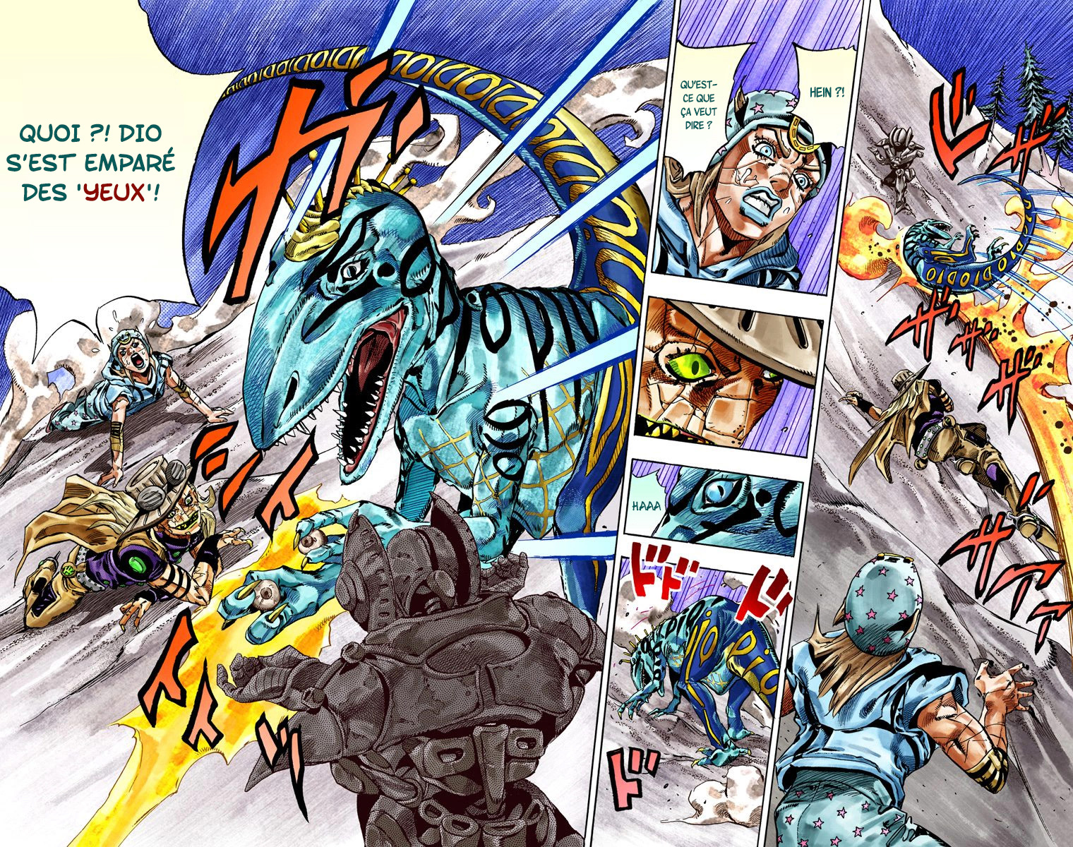 Read JoJo's Bizarre Adventure Part 7 Steel Ball Run Official Colored FR Manga Online