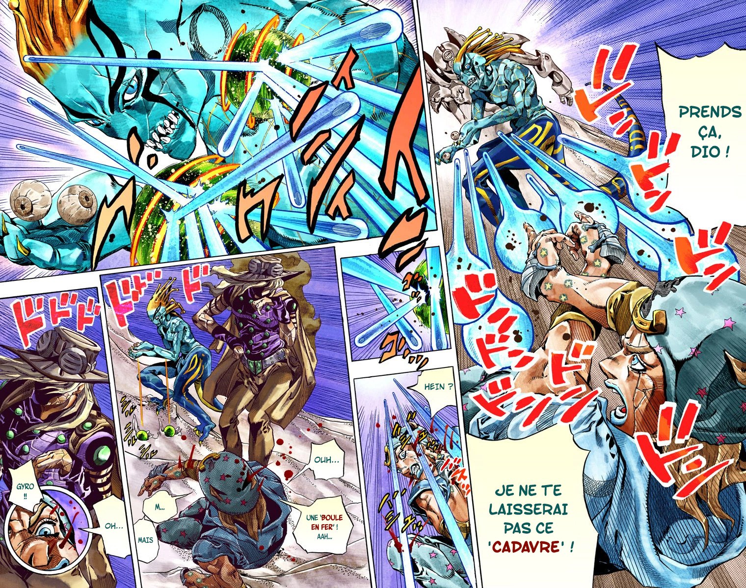 Read JoJo's Bizarre Adventure Part 7 Steel Ball Run Official Colored FR Manga Online