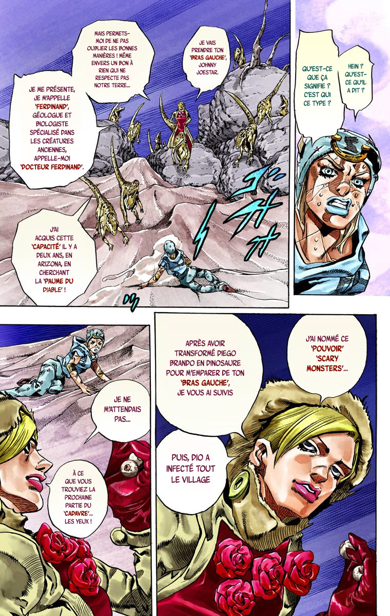 Read JoJo's Bizarre Adventure Part 7 Steel Ball Run Official Colored FR Manga Online