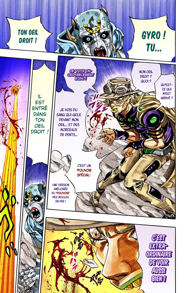 Read JoJo's Bizarre Adventure Part 7 Steel Ball Run Official Colored FR Manga Online