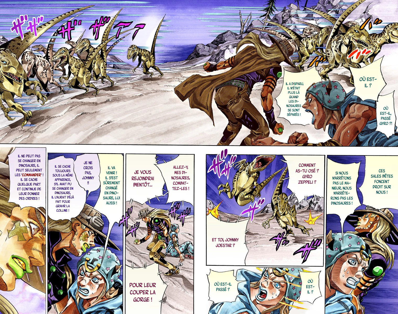 Read JoJo's Bizarre Adventure Part 7 Steel Ball Run Official Colored FR Manga Online