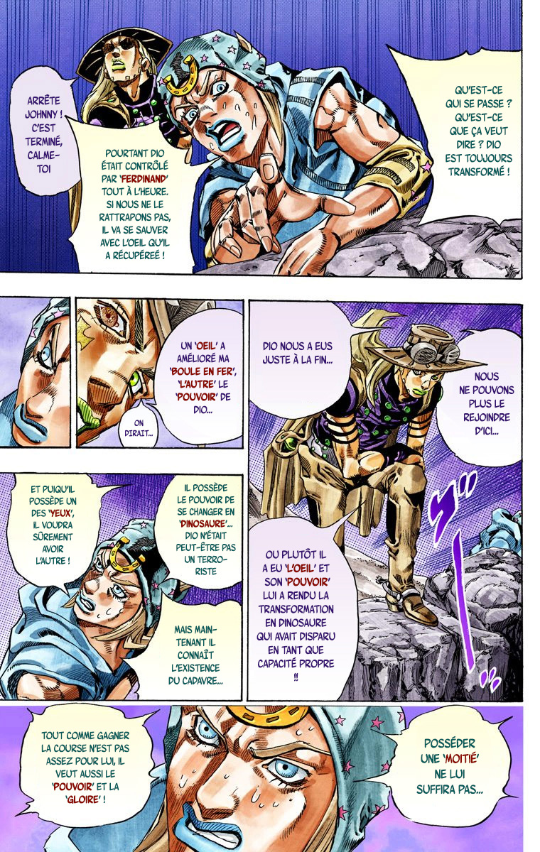 Read JoJo's Bizarre Adventure Part 7 Steel Ball Run Official Colored FR Manga Online