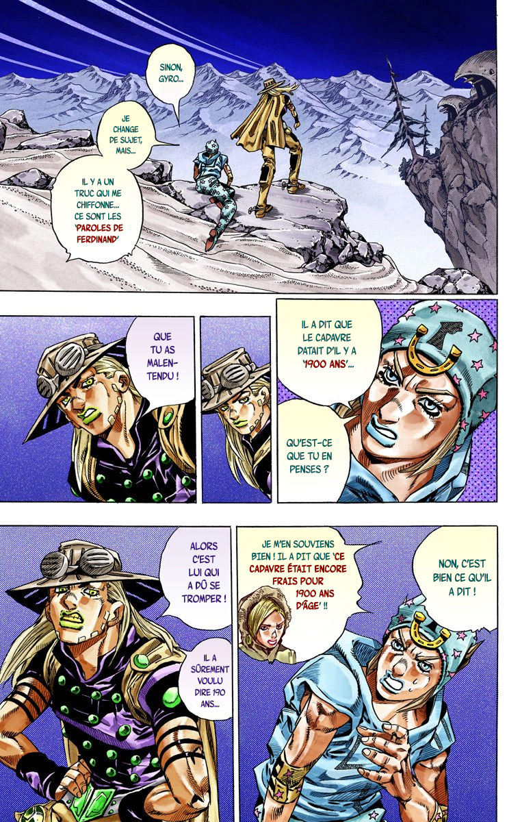 Read JoJo's Bizarre Adventure Part 7 Steel Ball Run Official Colored FR Manga Online