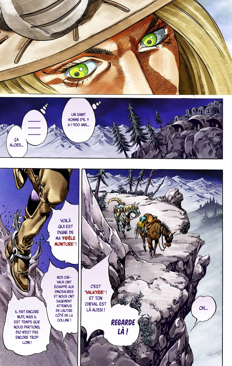 Read JoJo's Bizarre Adventure Part 7 Steel Ball Run Official Colored FR Manga Online