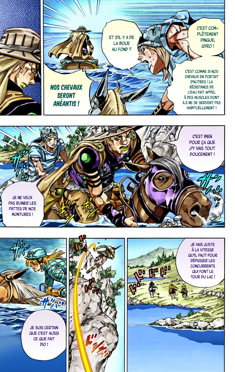 Read JoJo's Bizarre Adventure Part 7 Steel Ball Run Official Colored FR Manga Online