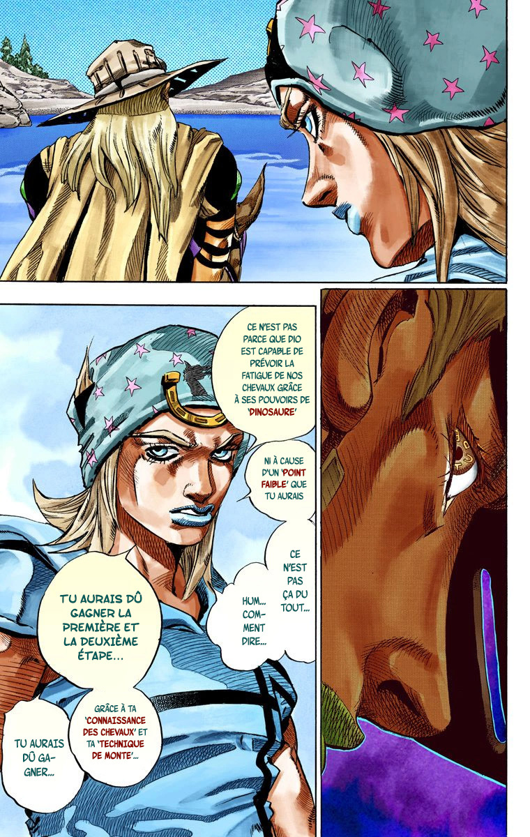 Read JoJo's Bizarre Adventure Part 7 Steel Ball Run Official Colored FR Manga Online