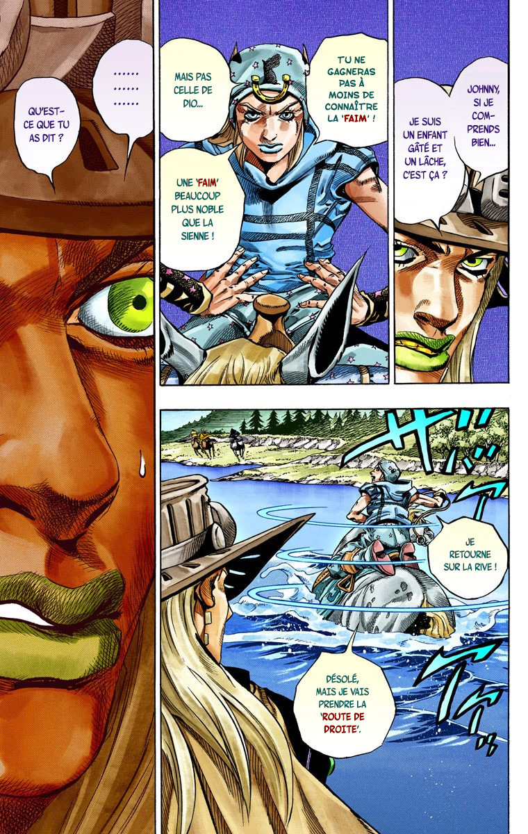 Read JoJo's Bizarre Adventure Part 7 Steel Ball Run Official Colored FR Manga Online