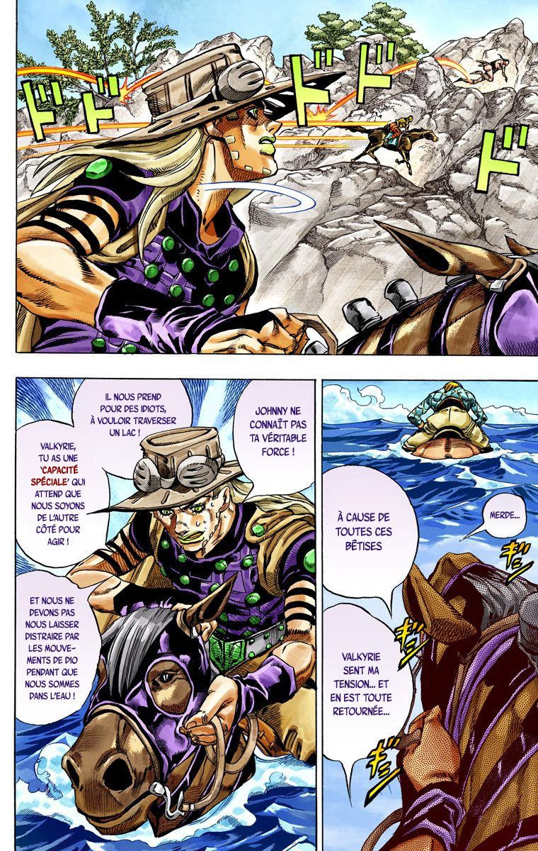 Read JoJo's Bizarre Adventure Part 7 Steel Ball Run Official Colored FR Manga Online