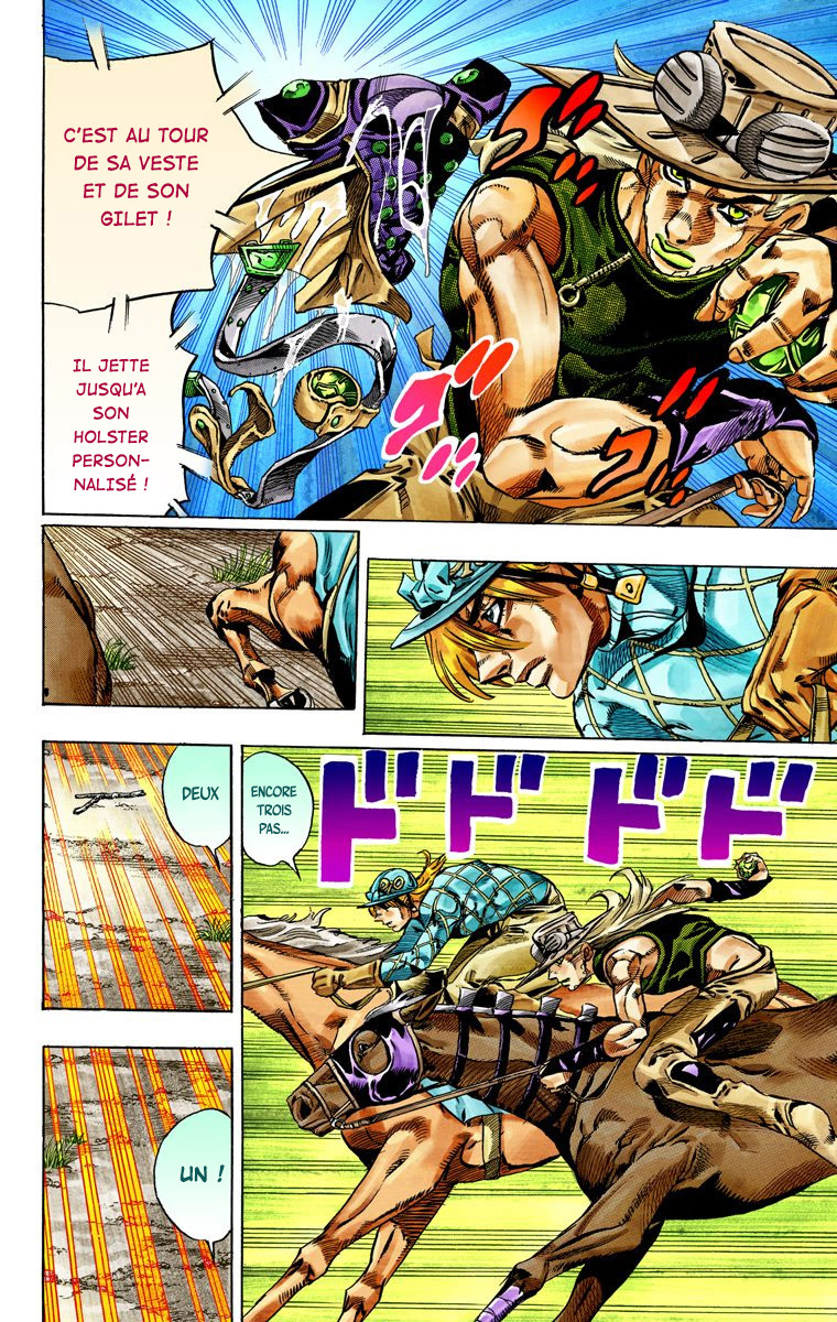 Read JoJo's Bizarre Adventure Part 7 Steel Ball Run Official Colored FR Manga Online