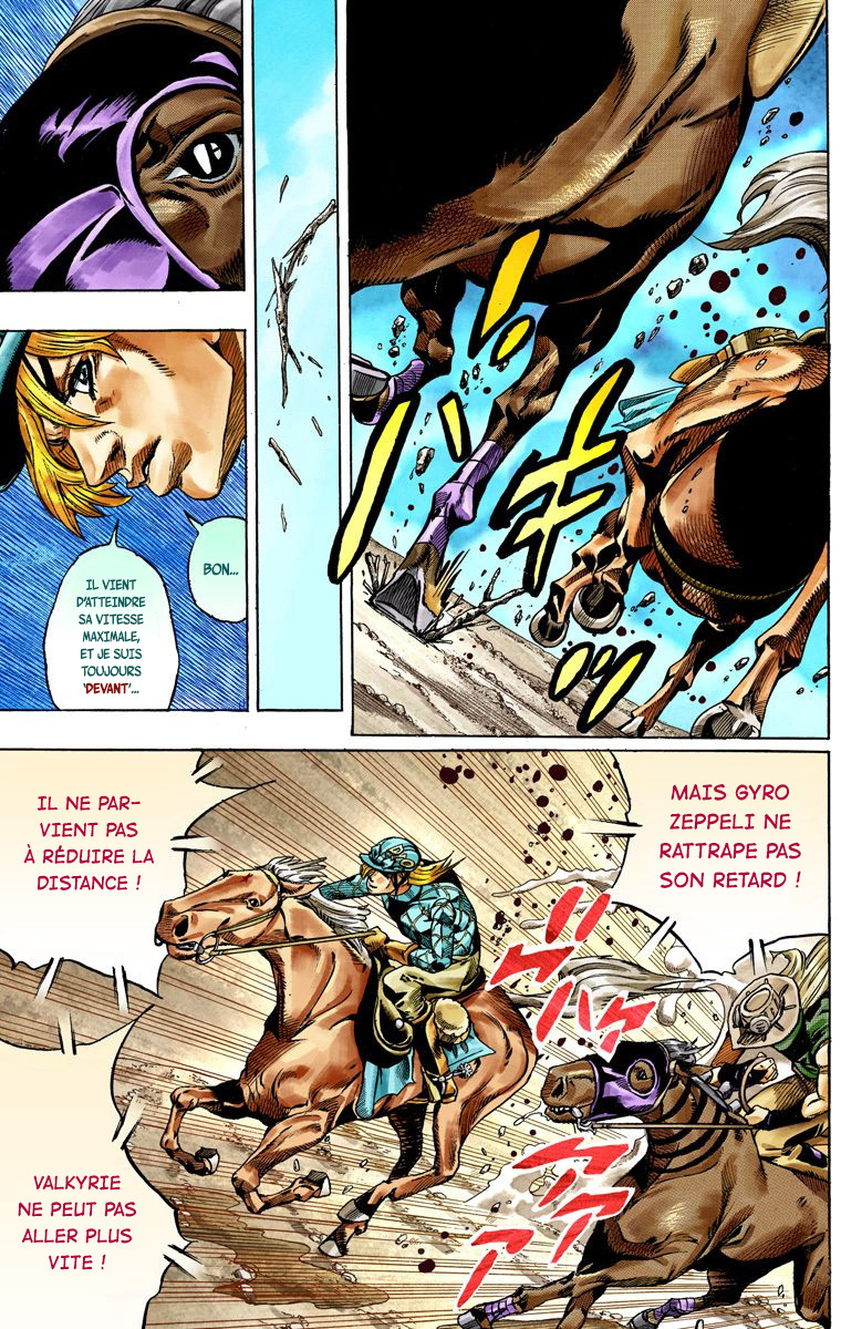 Read JoJo's Bizarre Adventure Part 7 Steel Ball Run Official Colored FR Manga Online