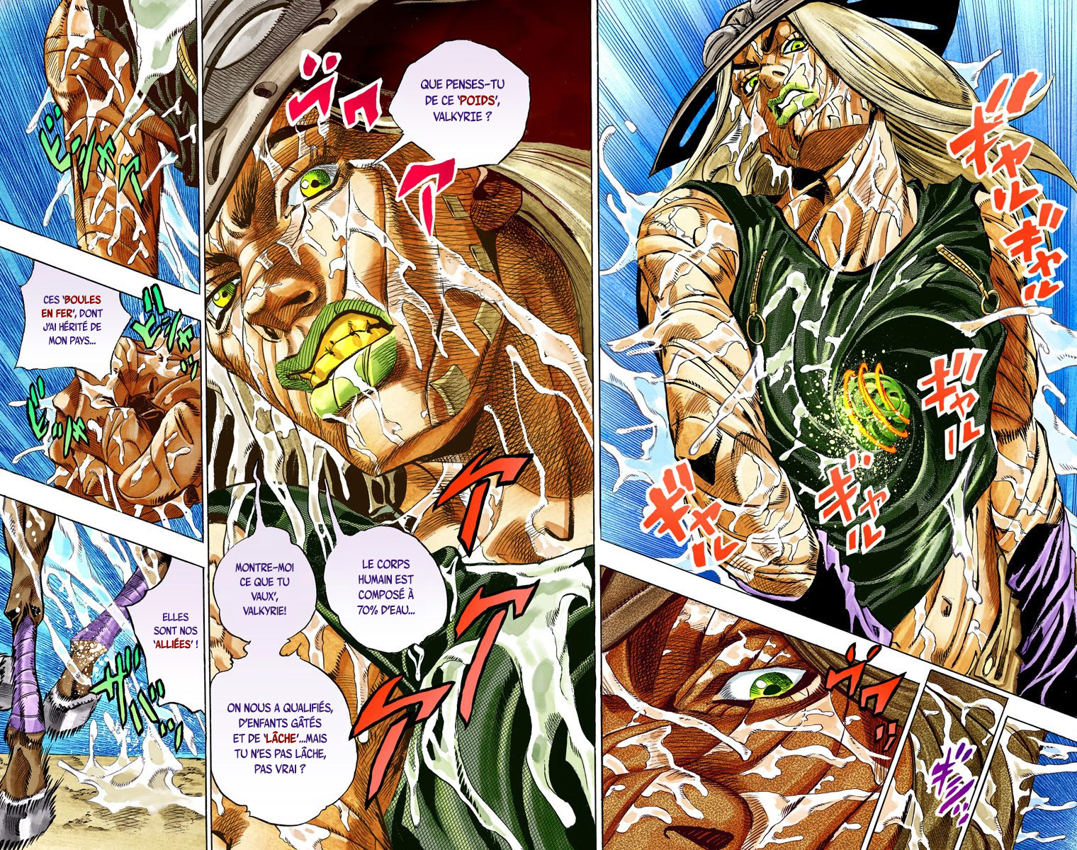Read JoJo's Bizarre Adventure Part 7 Steel Ball Run Official Colored FR Manga Online