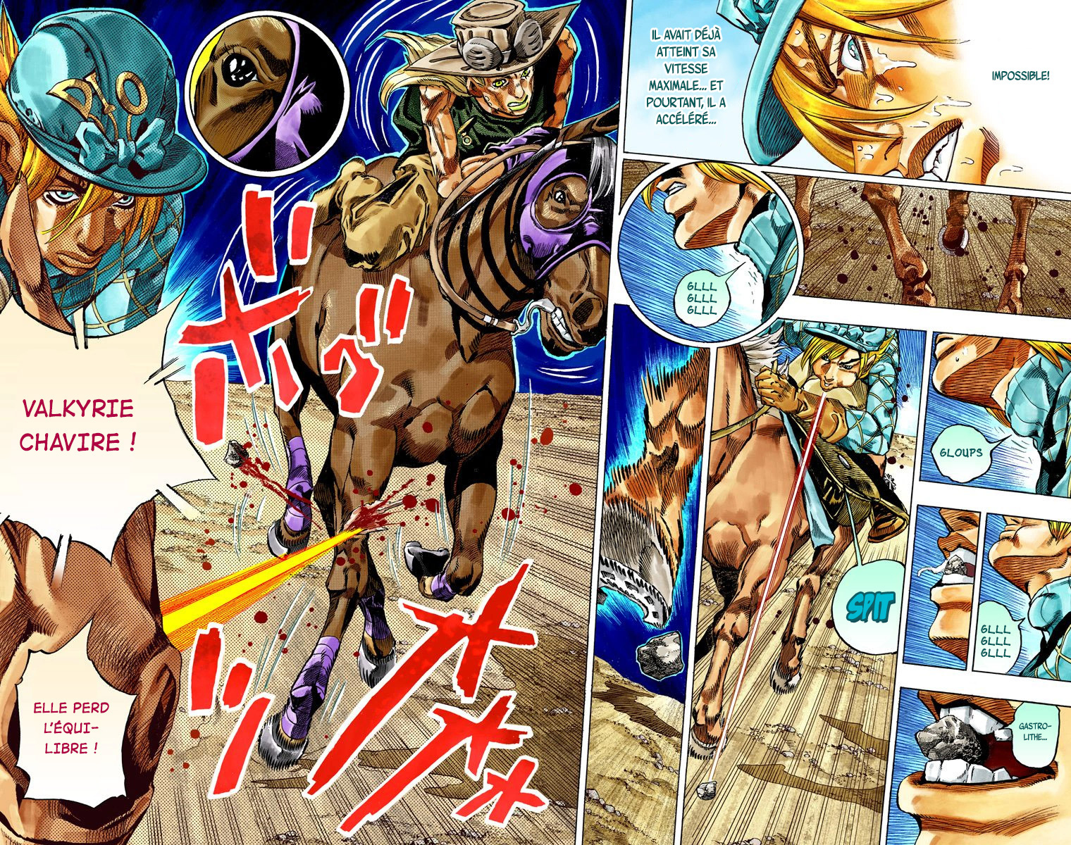 Read JoJo's Bizarre Adventure Part 7 Steel Ball Run Official Colored FR Manga Online