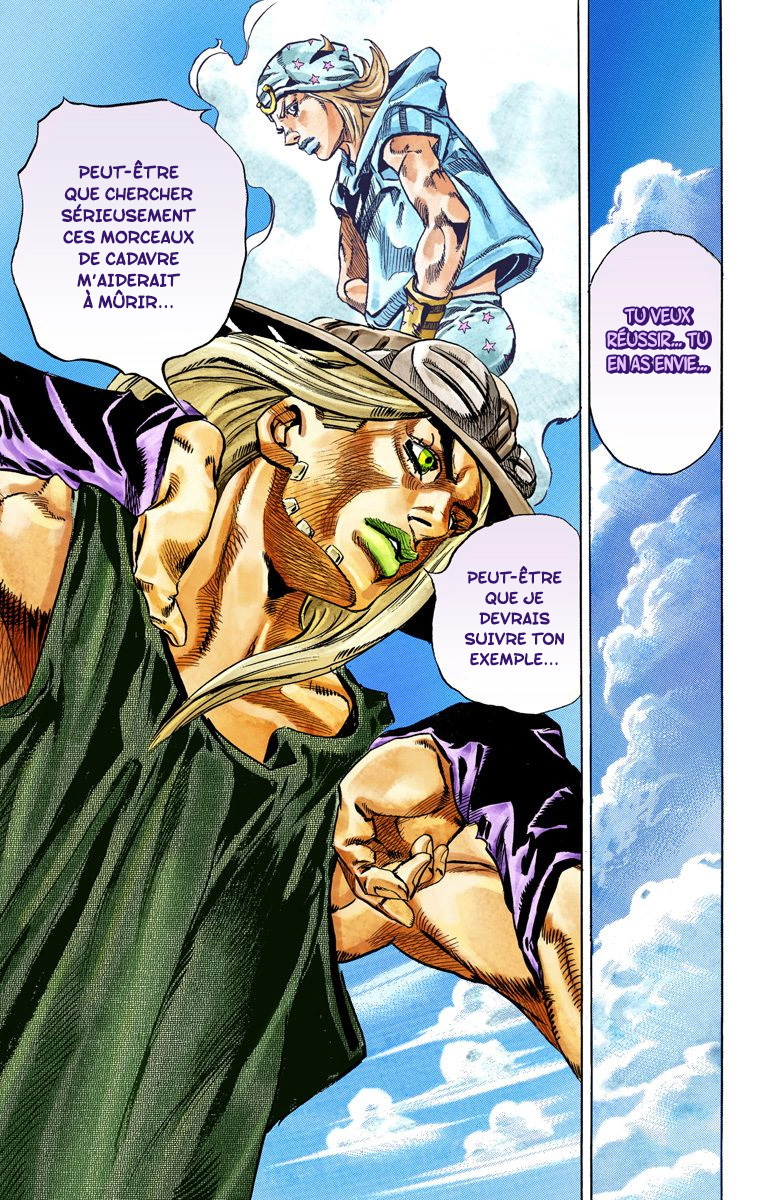 Read JoJo's Bizarre Adventure Part 7 Steel Ball Run Official Colored FR Manga Online