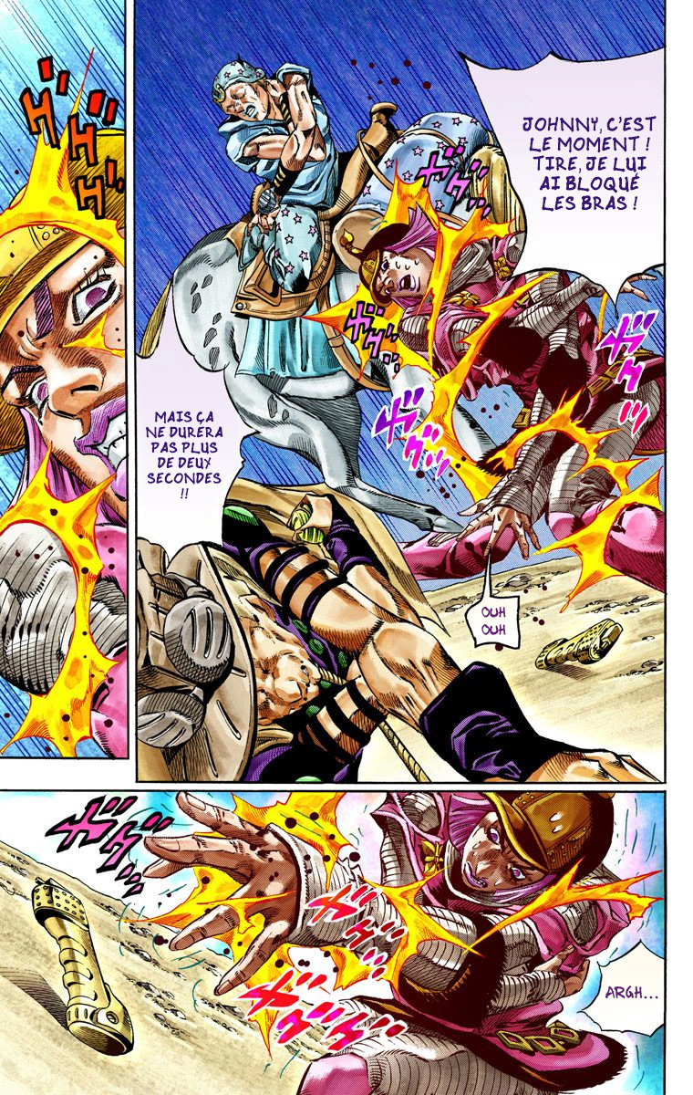 Read JoJo's Bizarre Adventure Part 7 Steel Ball Run Official Colored FR Manga Online