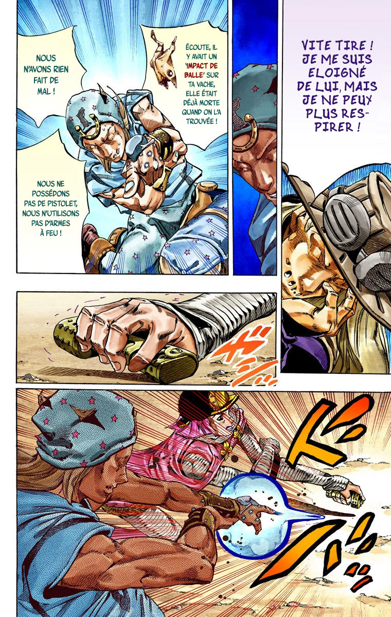Read JoJo's Bizarre Adventure Part 7 Steel Ball Run Official Colored FR Manga Online