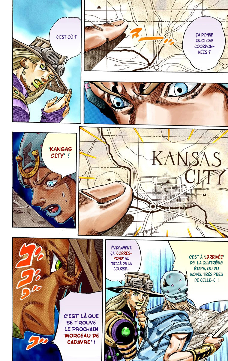 Read JoJo's Bizarre Adventure Part 7 Steel Ball Run Official Colored FR Manga Online