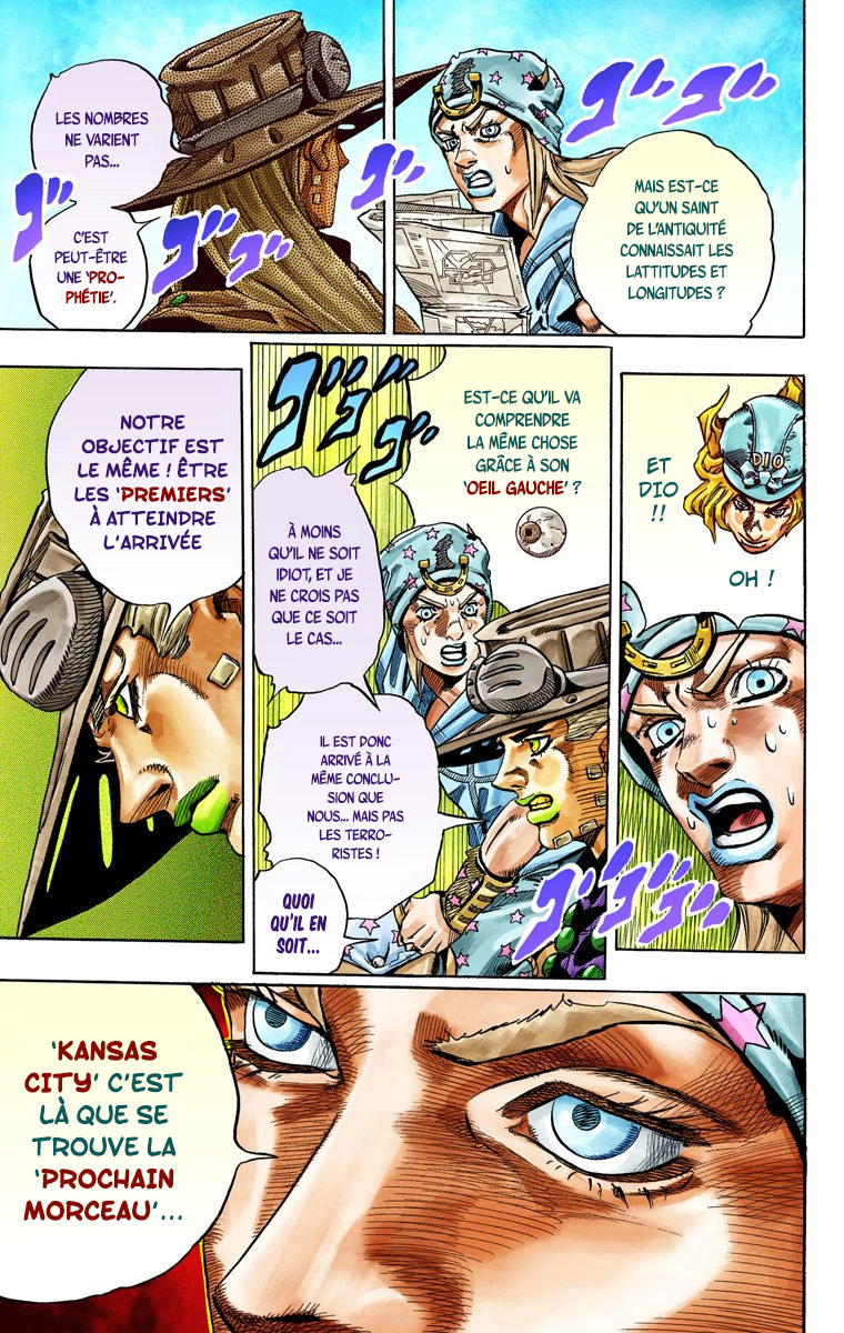 Read JoJo's Bizarre Adventure Part 7 Steel Ball Run Official Colored FR Manga Online