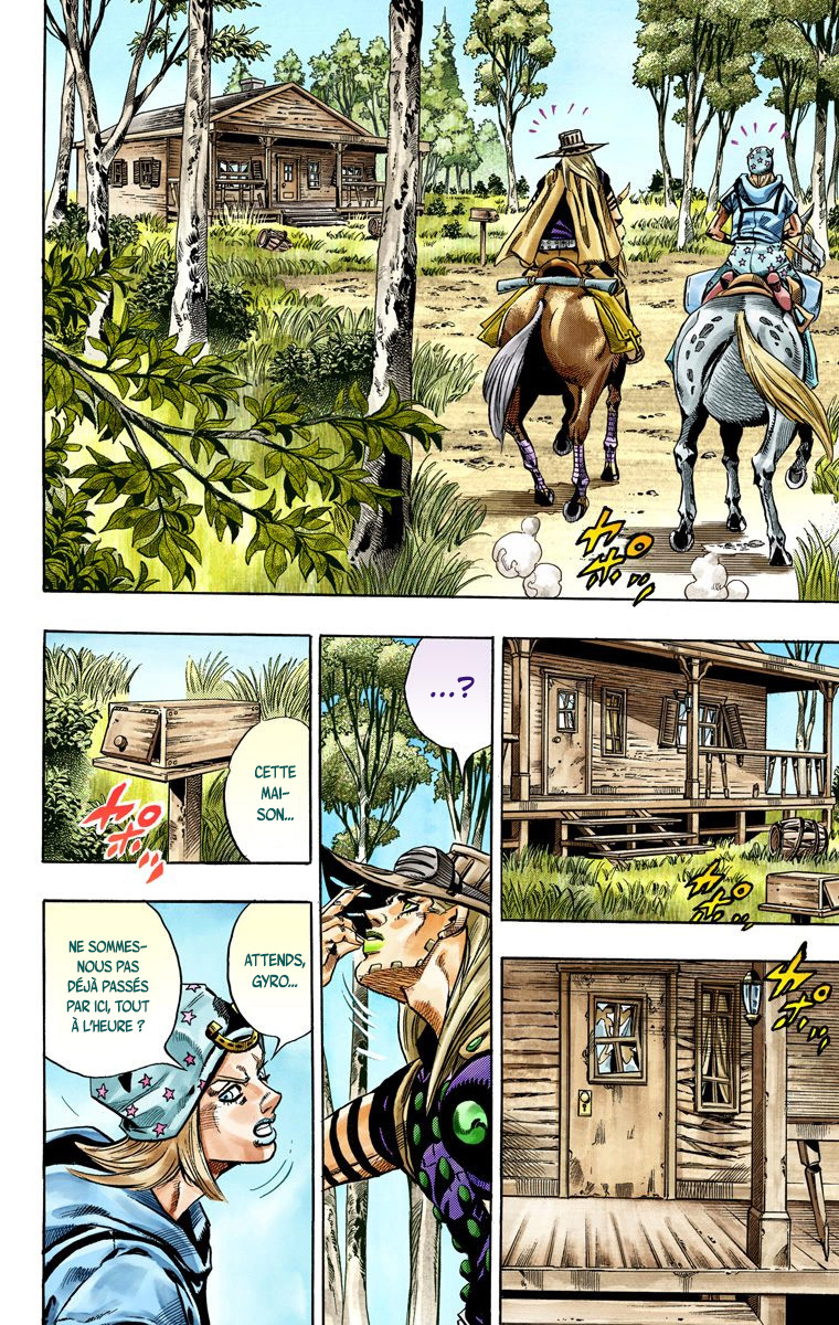 Read JoJo's Bizarre Adventure Part 7 Steel Ball Run Official Colored FR Manga Online