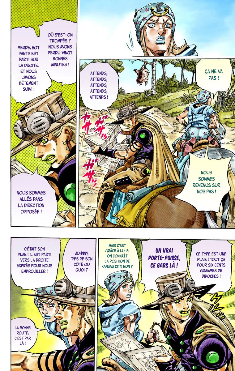 Read JoJo's Bizarre Adventure Part 7 Steel Ball Run Official Colored FR Manga Online