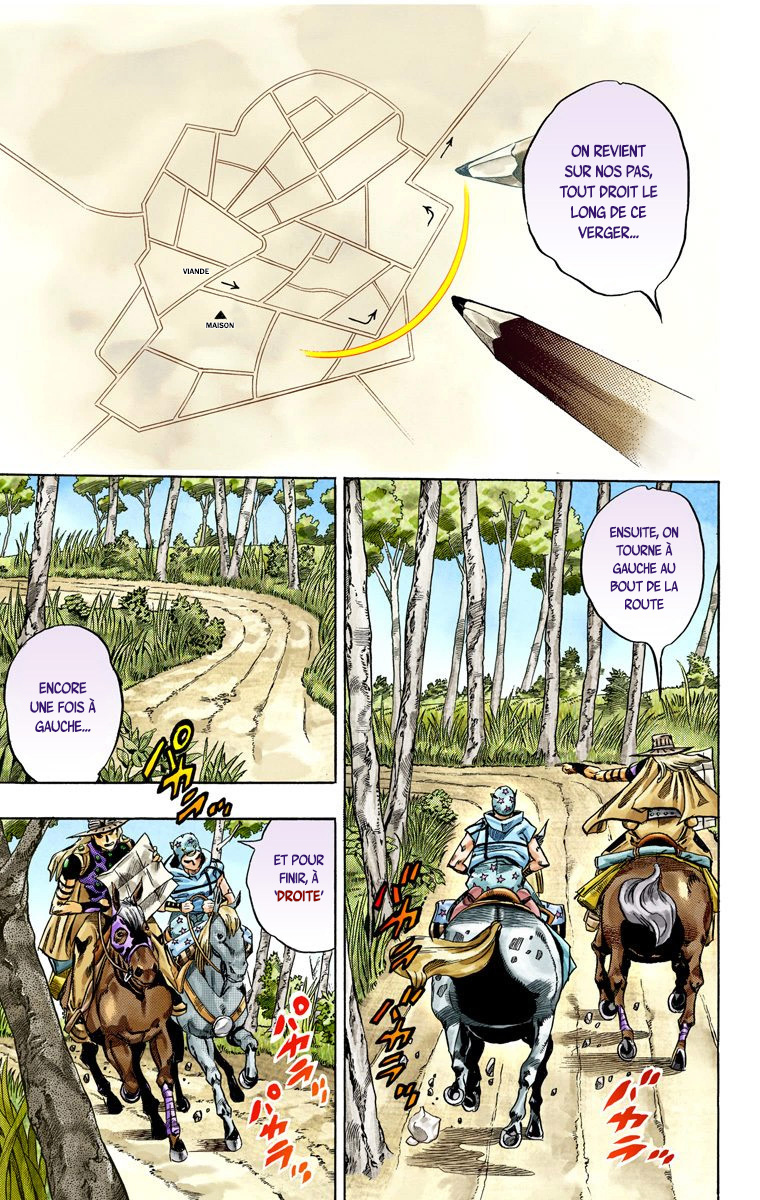 Read JoJo's Bizarre Adventure Part 7 Steel Ball Run Official Colored FR Manga Online