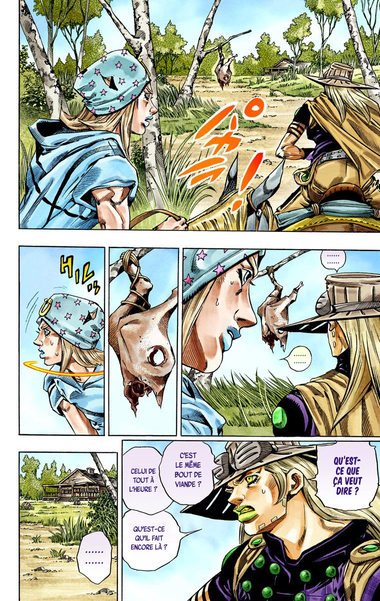 Read JoJo's Bizarre Adventure Part 7 Steel Ball Run Official Colored FR Manga Online