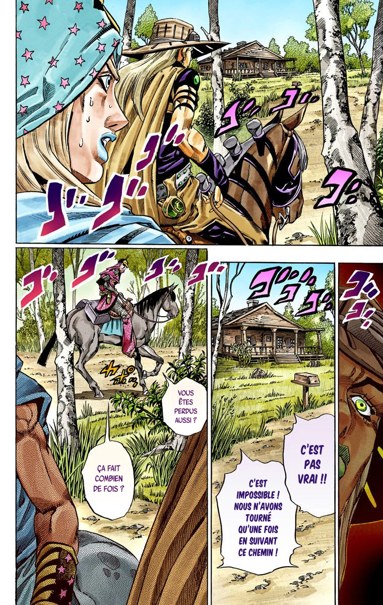 Read JoJo's Bizarre Adventure Part 7 Steel Ball Run Official Colored FR Manga Online