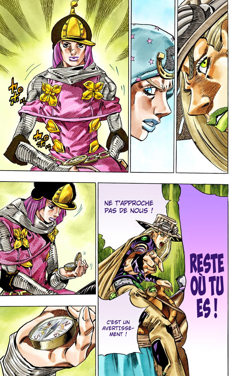 Read JoJo's Bizarre Adventure Part 7 Steel Ball Run Official Colored FR Manga Online