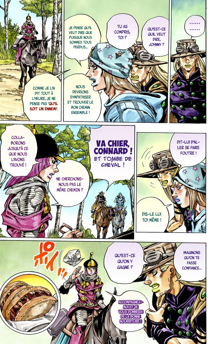Read JoJo's Bizarre Adventure Part 7 Steel Ball Run Official Colored FR Manga Online