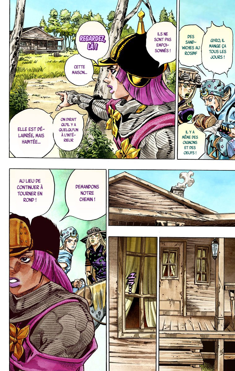 Read JoJo's Bizarre Adventure Part 7 Steel Ball Run Official Colored FR Manga Online
