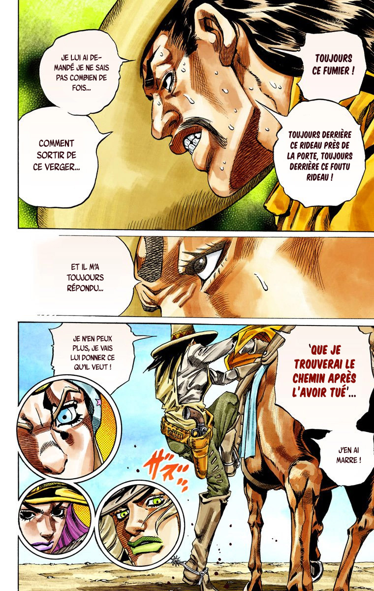 Read JoJo's Bizarre Adventure Part 7 Steel Ball Run Official Colored FR Manga Online