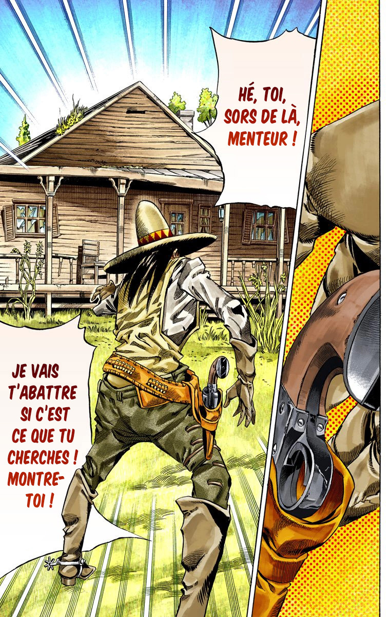 Read JoJo's Bizarre Adventure Part 7 Steel Ball Run Official Colored FR Manga Online