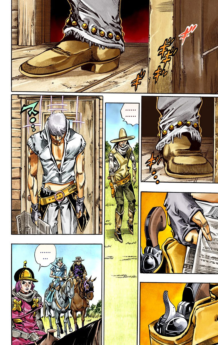Read JoJo's Bizarre Adventure Part 7 Steel Ball Run Official Colored FR Manga Online