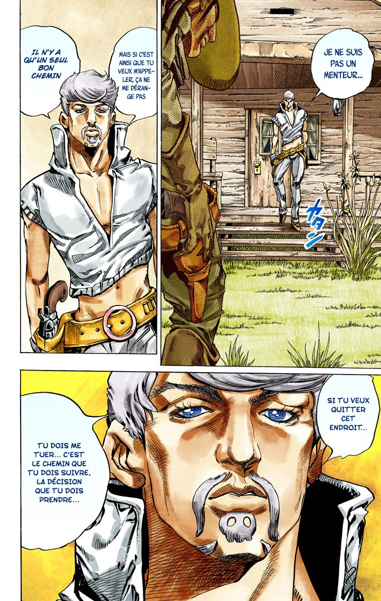 Read JoJo's Bizarre Adventure Part 7 Steel Ball Run Official Colored FR Manga Online