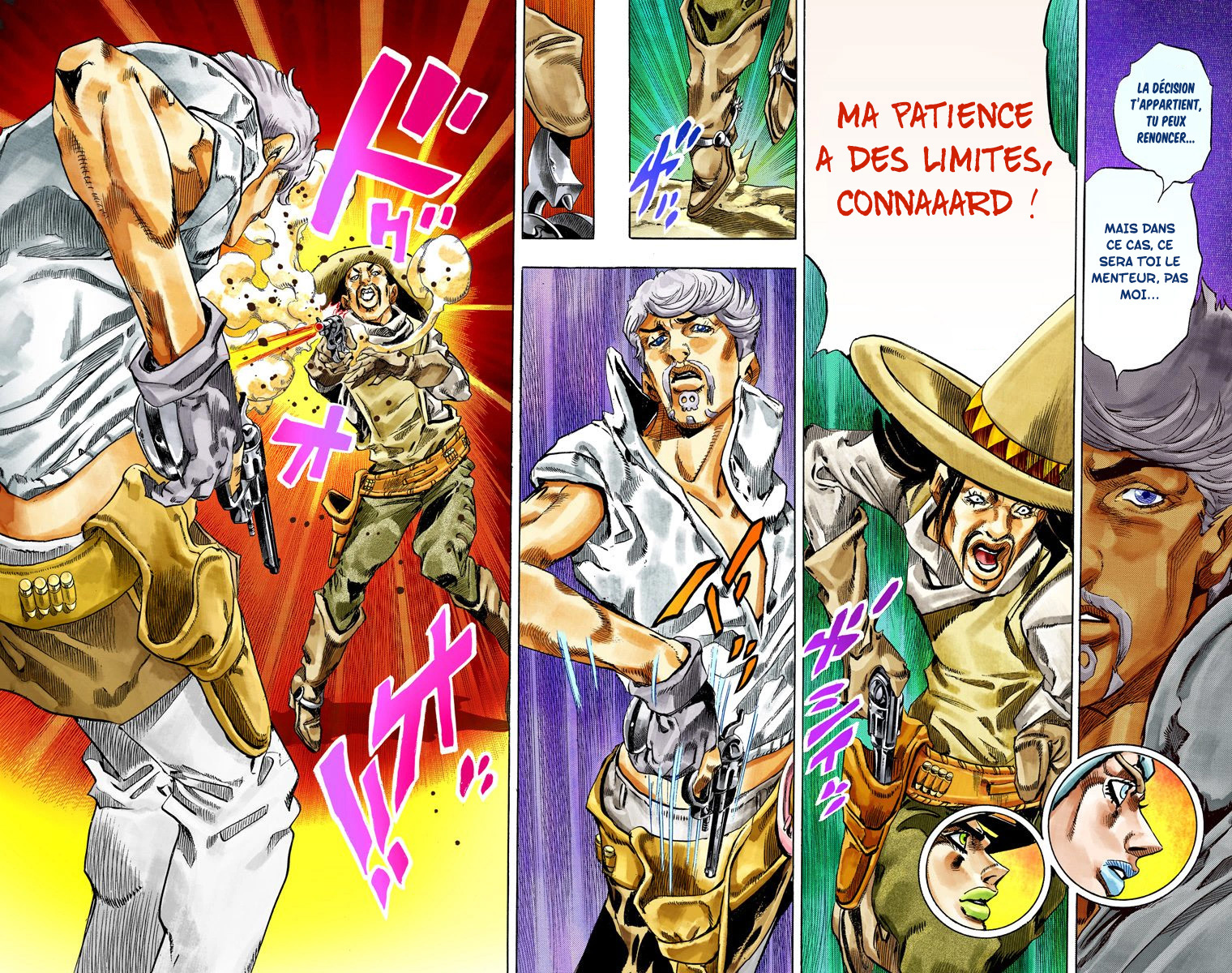 Read JoJo's Bizarre Adventure Part 7 Steel Ball Run Official Colored FR Manga Online