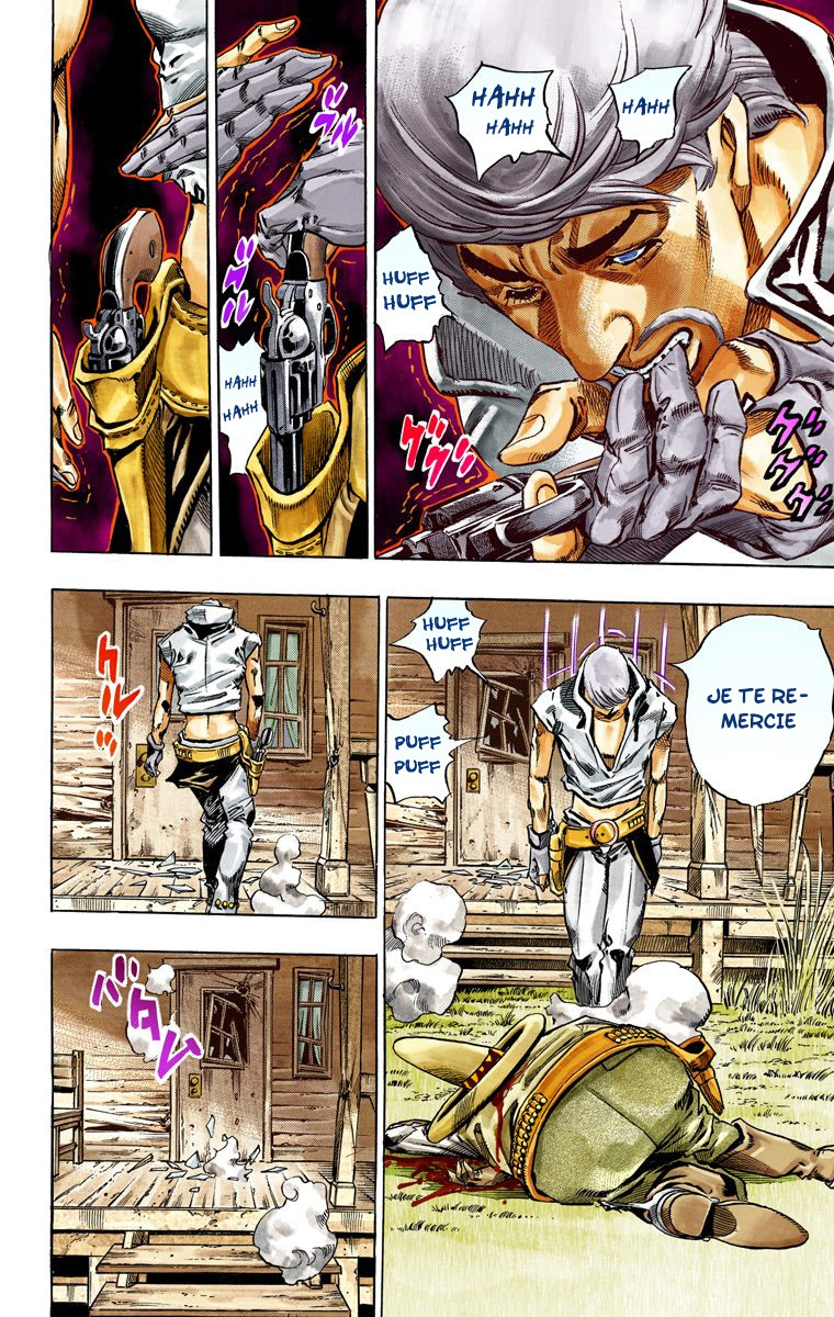 Read JoJo's Bizarre Adventure Part 7 Steel Ball Run Official Colored FR Manga Online