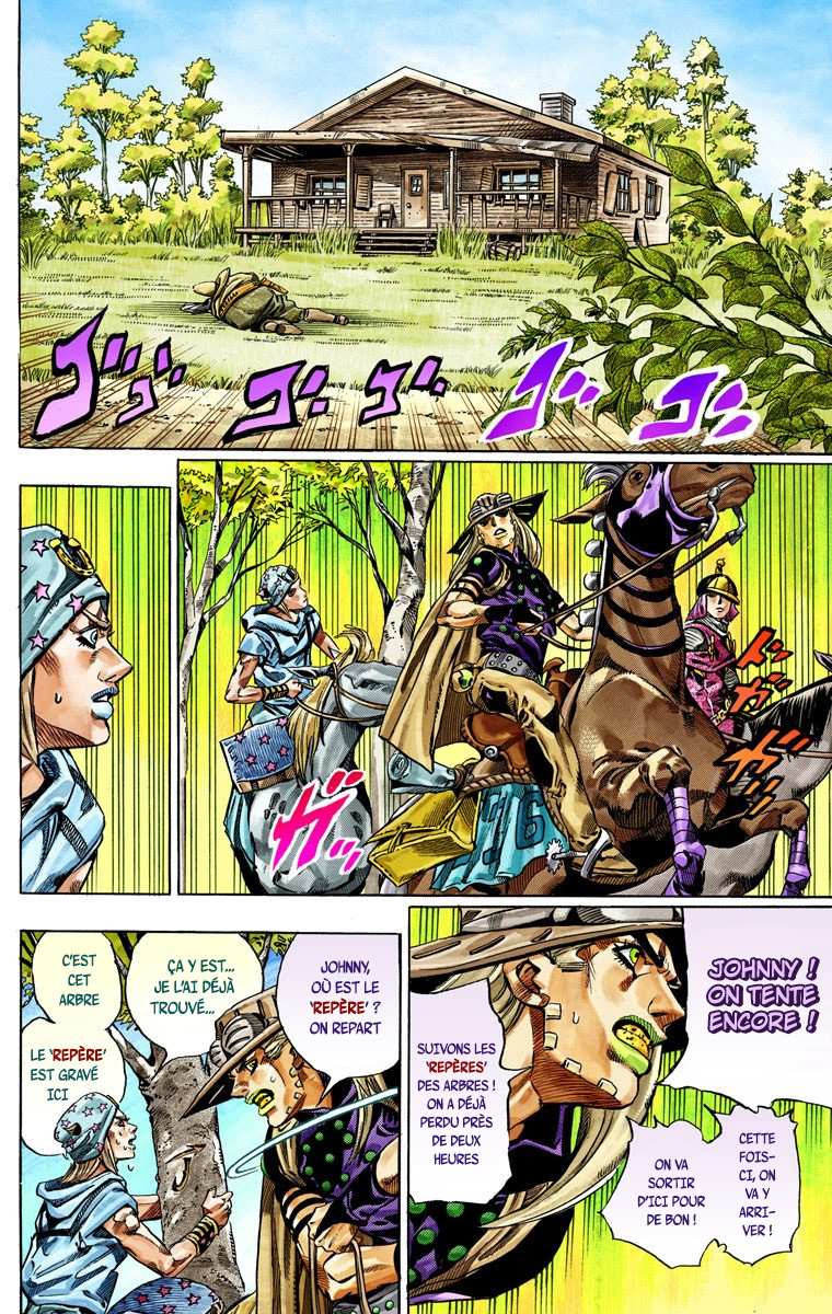 Read JoJo's Bizarre Adventure Part 7 Steel Ball Run Official Colored FR Manga Online