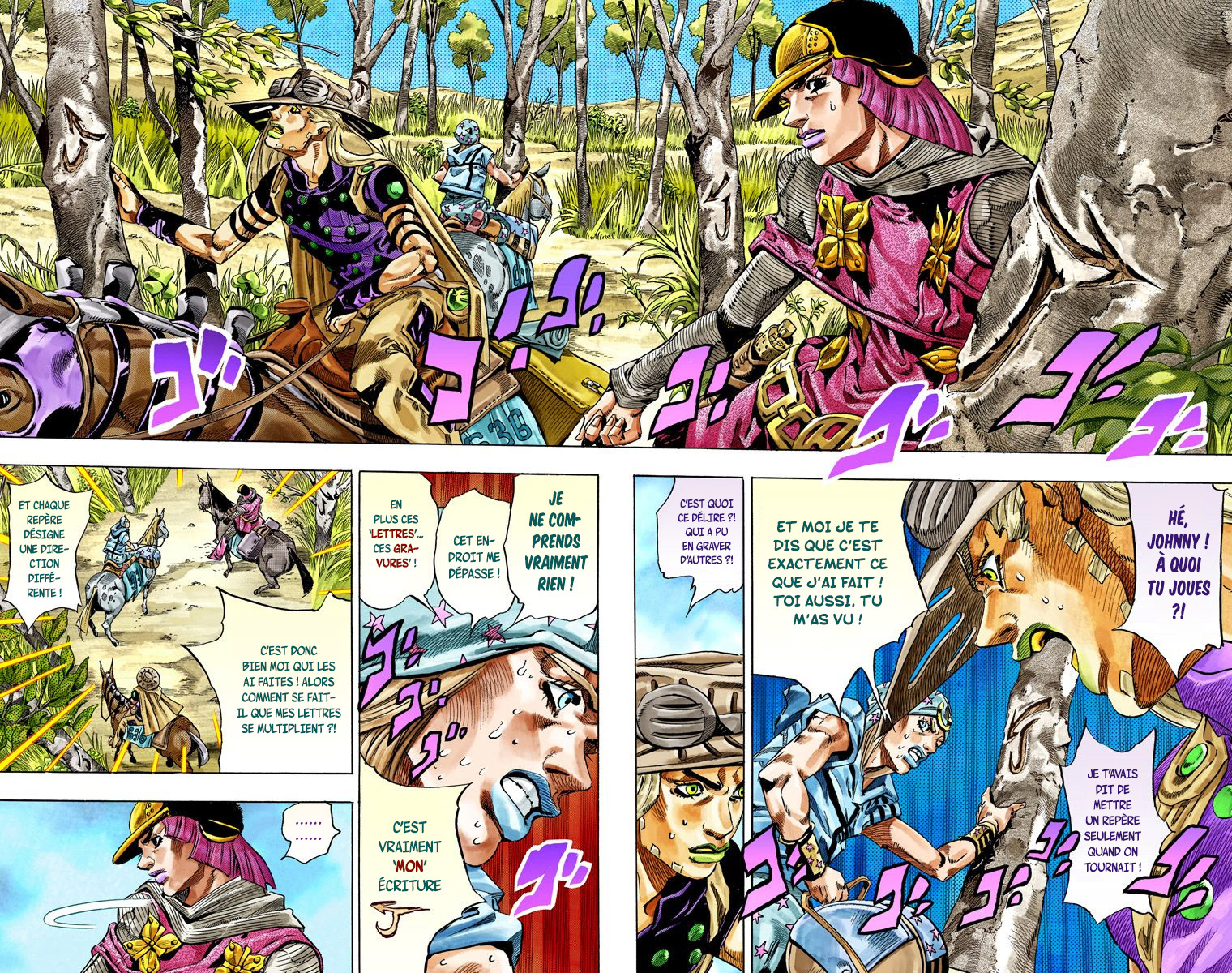 Read JoJo's Bizarre Adventure Part 7 Steel Ball Run Official Colored FR Manga Online