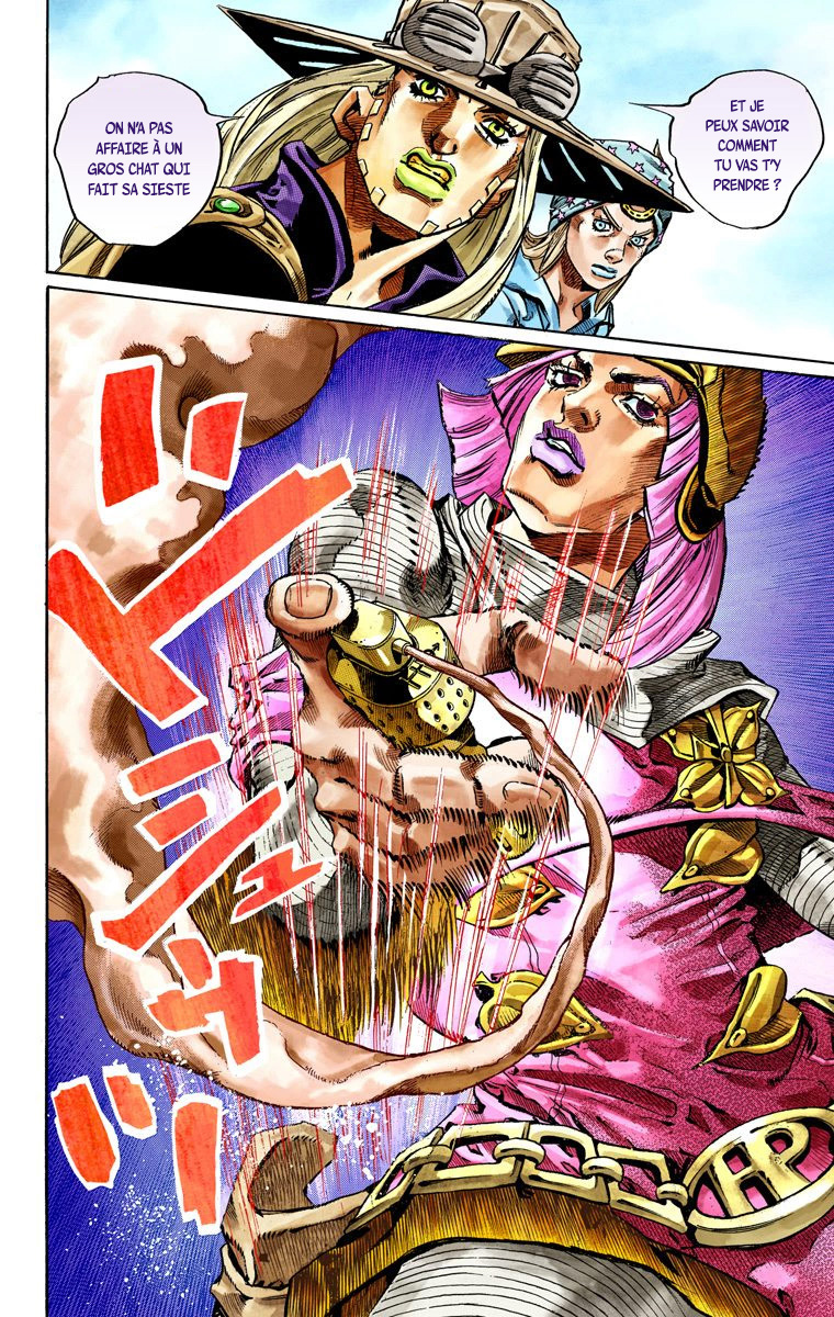 Read JoJo's Bizarre Adventure Part 7 Steel Ball Run Official Colored FR Manga Online
