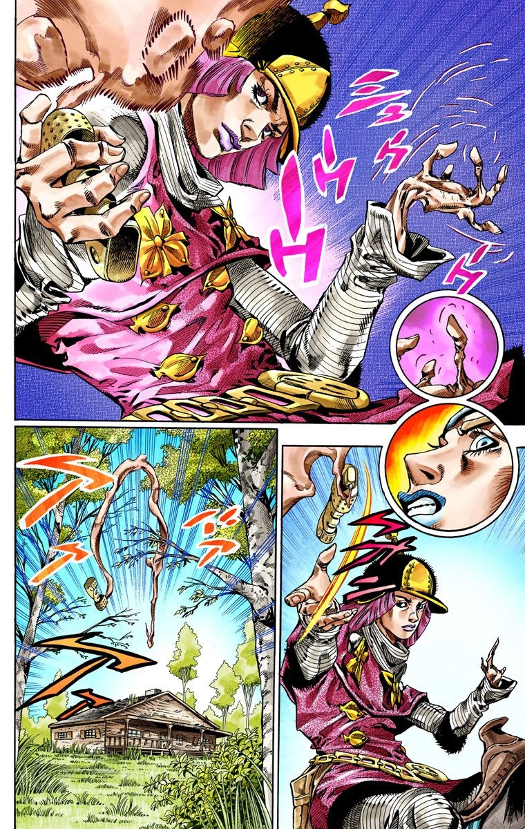 Read JoJo's Bizarre Adventure Part 7 Steel Ball Run Official Colored FR Manga Online