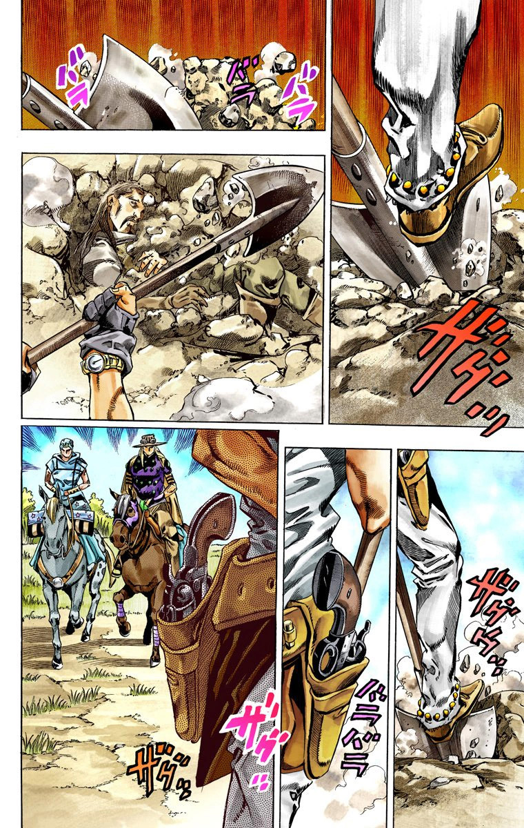 Read JoJo's Bizarre Adventure Part 7 Steel Ball Run Official Colored FR Manga Online